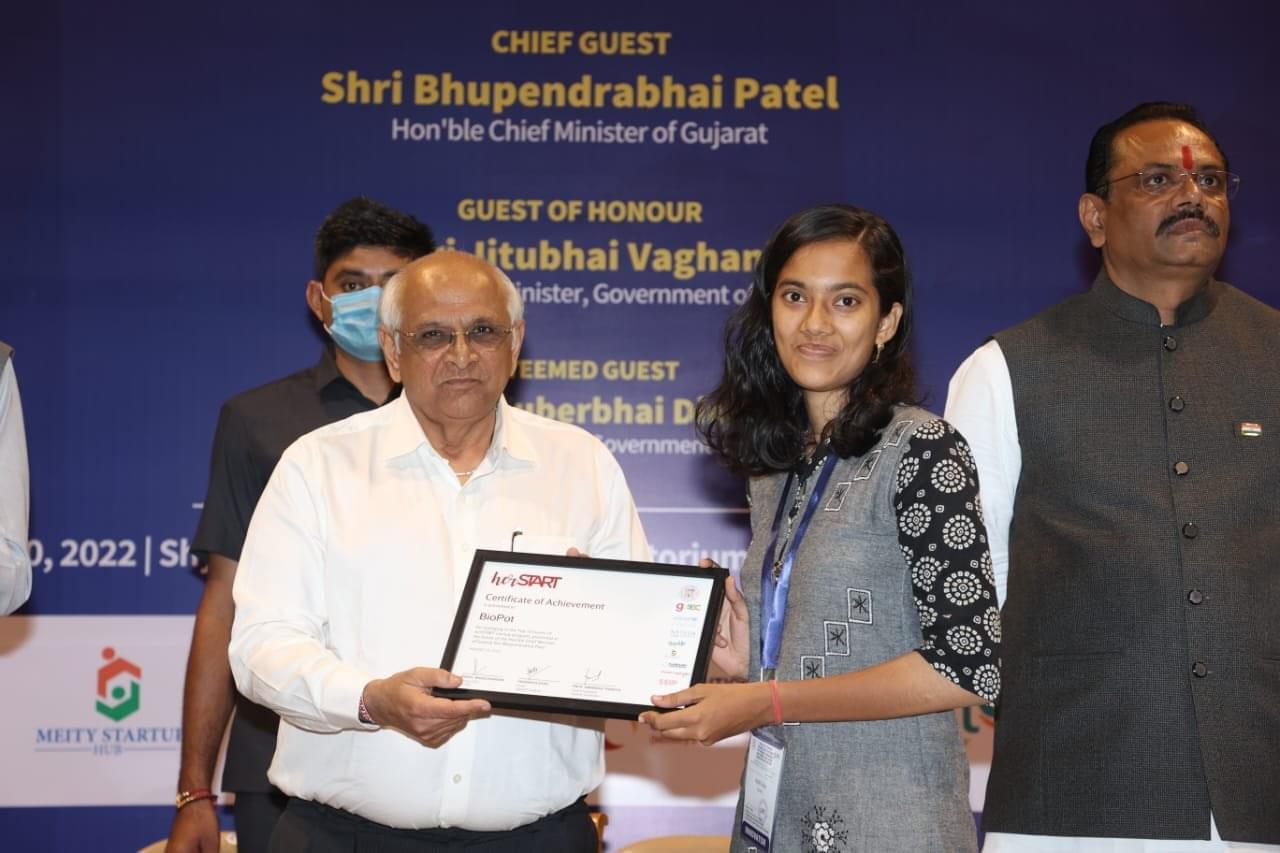 Selected in Top10 Women Startup in India