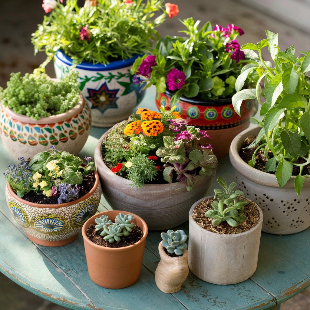 garden pots